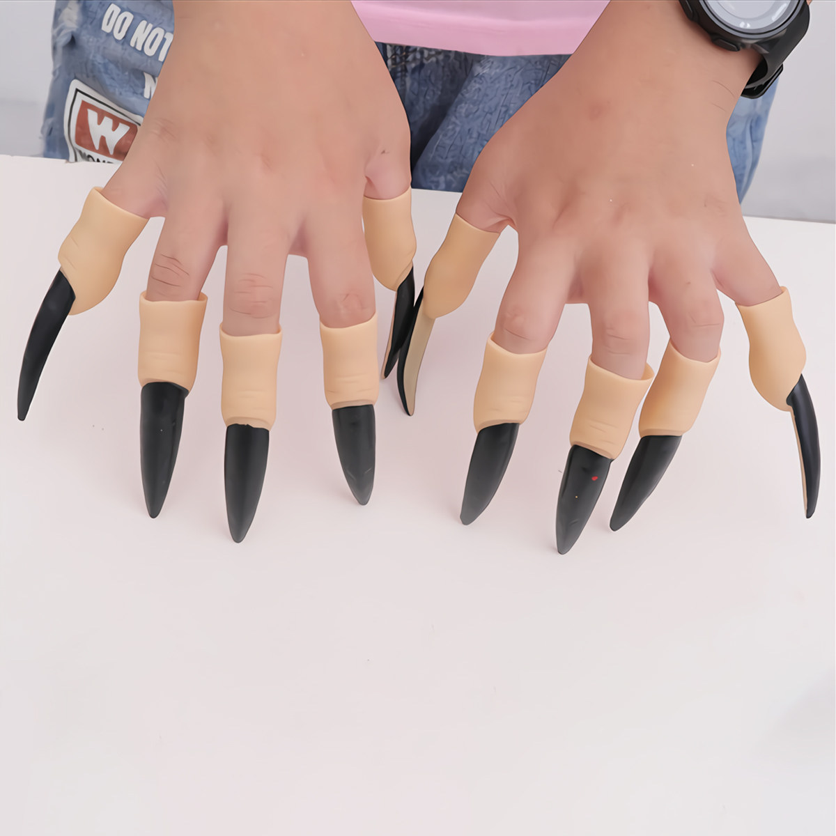 Easy Cosplay Prop - 20 peças de acessórios para unhas
