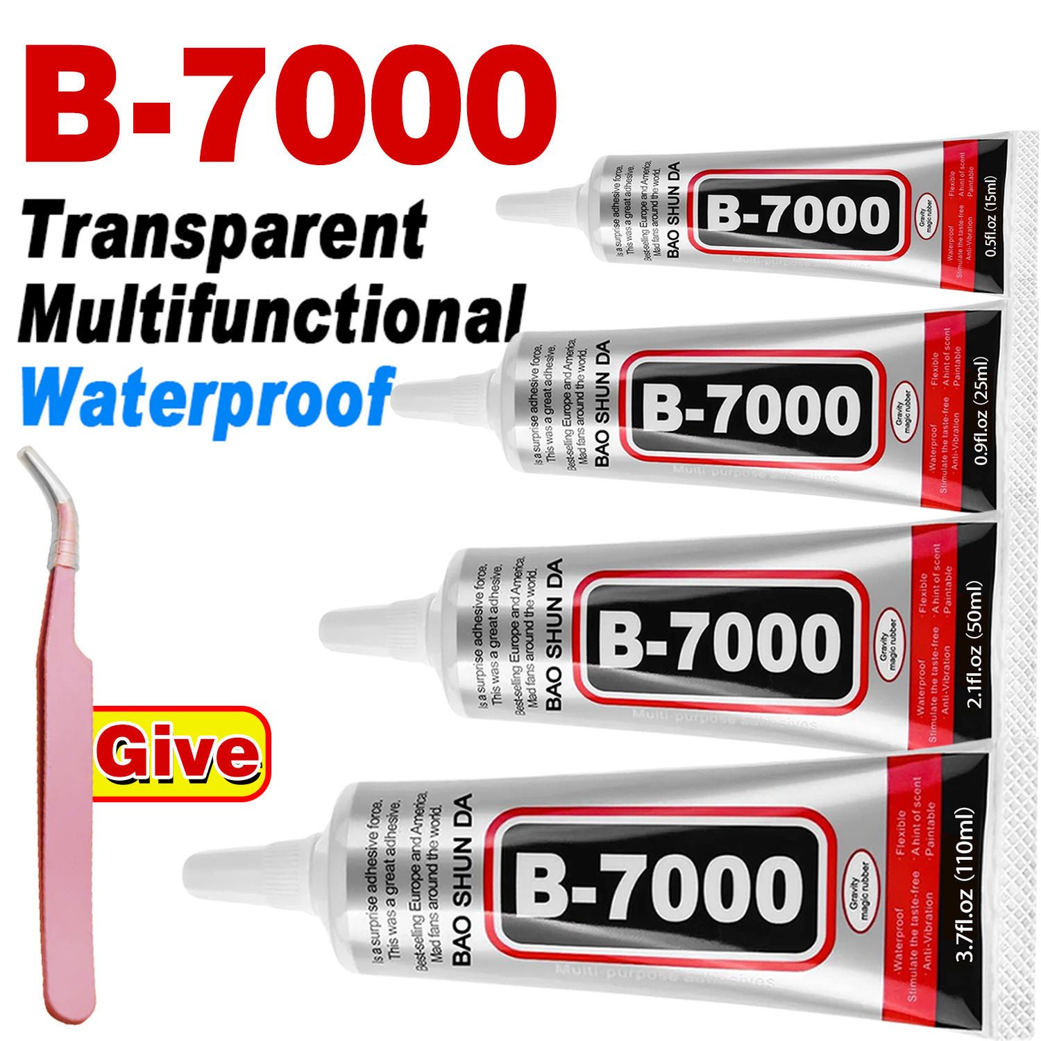 Contact Cement Glue - Cola B7000 original, adesivo de alta