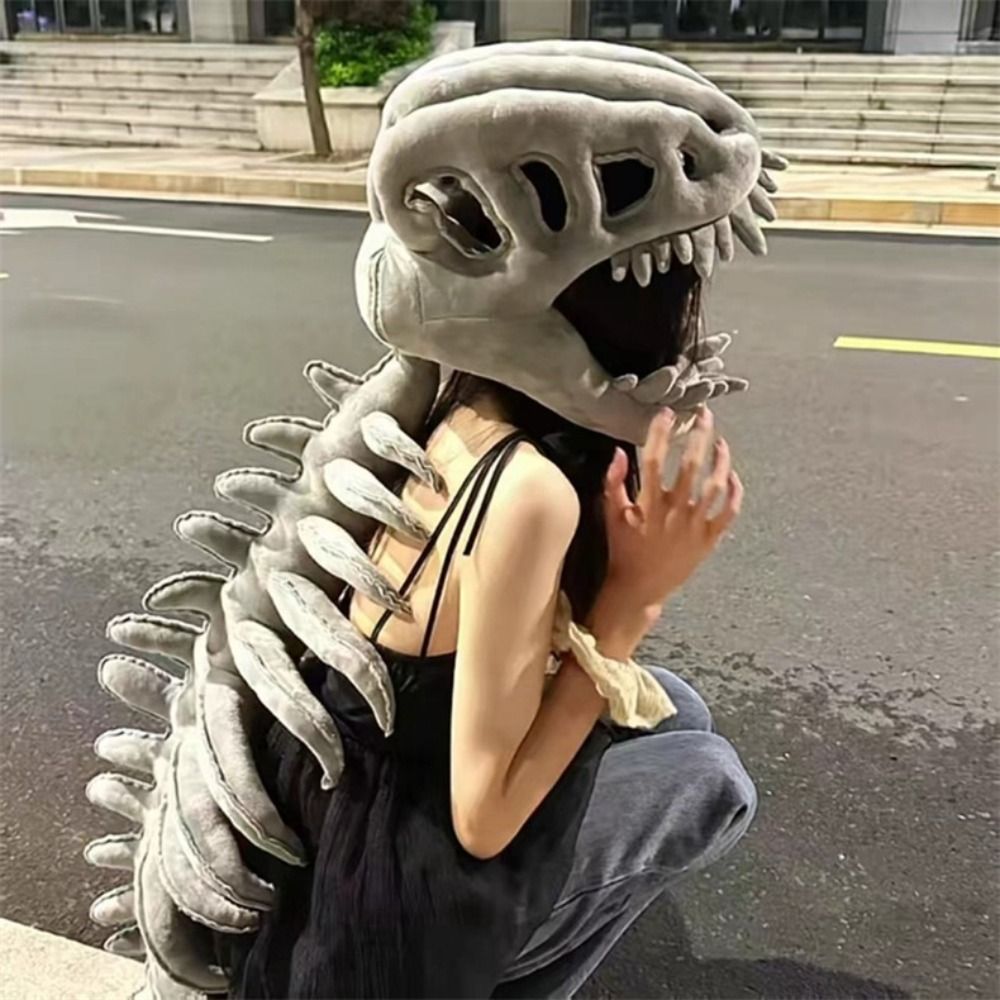 Máscara de esqueleto de dinoss - Easy Cosplay Prop avaliação e preço