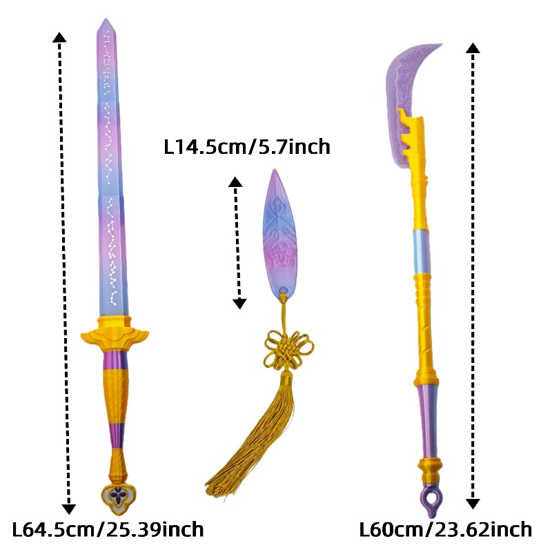 Espada de Cosplay com Símbolos - Cosplay Prop Dagger avaliação e preço