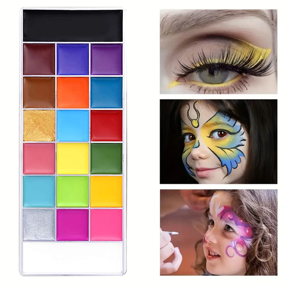 20 Cores de Tinta Facial Profi - Cosplay Prop Paint avaliação e preço