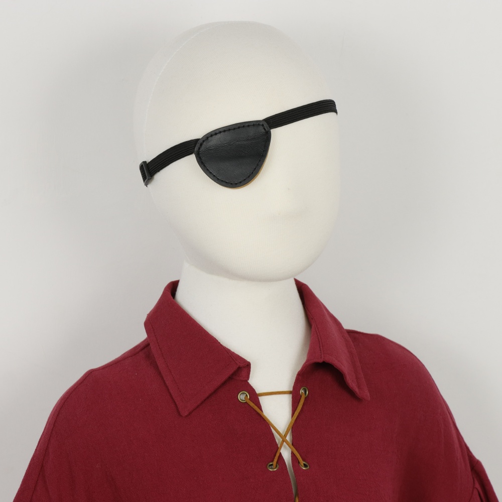Tapa-olho de pirata em couro s - Cosplay Prop avaliação e preço